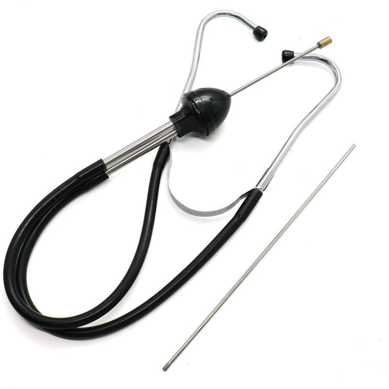 Garnish Gripper Mechanic'S Stethoscope Automotive Engine Diagnostic Sensitive Hearing Tool for Cars, Trucks and Motorcycles,Black