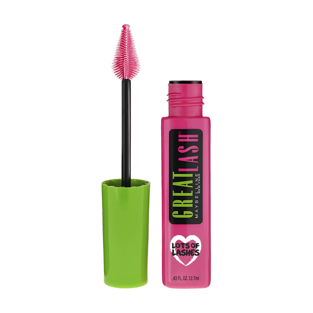 Maybelline Great Lash Lots of Lashes Washable Mascara, Volumizing, Thickening an