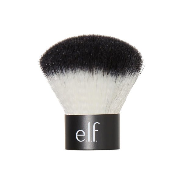 E.L.F. Kabuki Face Brush, Travel-Sized Makeup Brush for Precise & Controlled Application On-The-Go, Vegan & Cruelty-Free