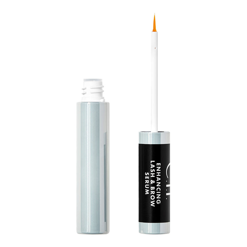 e.l.f. Enhancing Lash & Brow Serum, Promotes Longer-Looking Lashes & Brows, Nourishing & Conditioning Formula, Clear, 0.12 Fl Oz (3.5mL) Clear