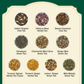 VAHDAM, Assorted Tea Sampler (20 Delicious Variety, 40 Individually Wrapped Pyramid Teabags) Long Leaf Premium Teas I Tea Gift Set I Gift Ideas