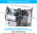DaToo Aquarium Hang On Filter Small Fish Tank Hanging Filter Power Waterfall Filtration System DTXP-03B (3 to 10 gallons)
