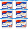 Vacplus Moisture Absorbers 6 Pack, 10.5 Oz Portable Humidity Absorber Boxes for Your Bathroom, Closet & Car, Dehumidifier with Fragrance Free,