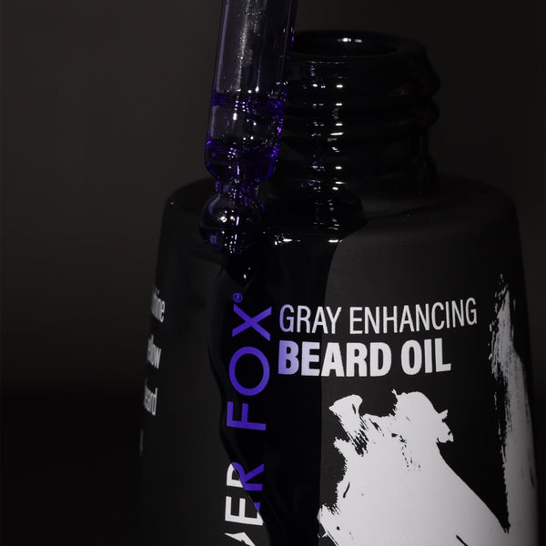 Godefroy Silver Fox | Natural Beard Oil for Gray Hair for Shine and Brightness