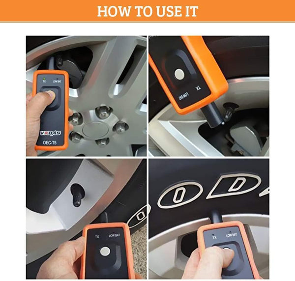 VXDAS TPMS Relearn Tool for GM Tire Sensor TPMS Reset Tool Tire Pressure Monitor System Activation Tool OEC-T5 for GM Buick/Chevy/Cadillac Series
