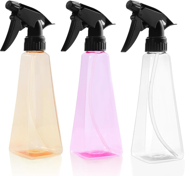 Spray Bottles 12Oz/350Ml Empty Spray Bottles Refillable Mister Bottle with Multicolor for Cleaning, Plants, Hair, Cooking