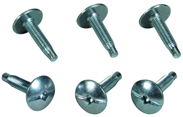 Square D - S106 Load Center Cover Replacement Screws, 6-Pack, Silver, 6 Count