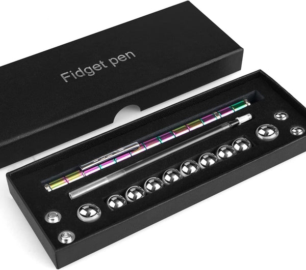 boncty Fidget Pen Sensory Toy, Novelty Fidget Toys Gifts for Teens Adults Colour