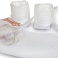 Mighty Gadget 100-Pack Foam Packing Sheets, 12" x 12" (1/16" Thick) Polyethylene, Pre-Cut Non-Abrasive Cushioning for Moving Shipping Storage,