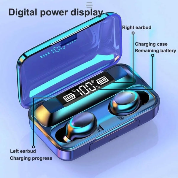 Wireless Earphones, Wireless Earbuds, Hifi Stereo, Bluetooth 5.3 Touch Control Noise Rduction Headphones, Mini Eear Buds Mic In-Ear Headphones