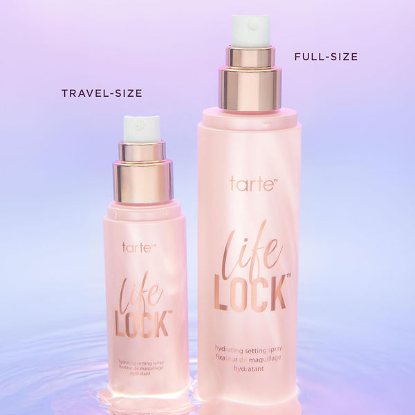 tarte Life Lock Hydrating Setting Spray – 10-in-1 Weightless Mist with Hyaluronic Acid to Hydrate & Lock Long-Lasting Makeup, Waterproof,