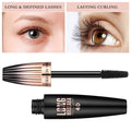 4D Fiber Eyelash Mascara, Natural Waterproof Lasting Lash Mascara Black Volume, Lengthening Thickening Softer Fuller Lashes Amplify Eyelash Primer