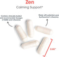 Allergy Research Group 200 Mg of Zen Supplement - Calmness Support, Day or Night, GABA, L-Theanine, Hypoallergenic, Vegetarian Capsules - 60 Count
