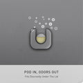 Simplehuman All-Natural Odor-Absorbing System, Odorsorb Pod Refill, 4 Pods, Fit inside Close-Lid Trash Cans