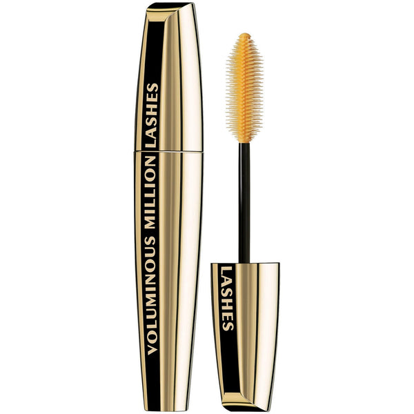 LÃ¢ÂÂOreal Paris Makeup Voluminous Million Lashes Mascara, Volumizing Collagen Infused Eye Makeup, Amplifying Mascara Brush, Washable, Black,
