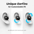 Tribit Wireless Earbuds, 110H Playtime Bluetooth 5.3 IPX8 Waterproof Touch Control True Wireless Bluetooth Earbuds with Mic Earphones In-Ear Deep