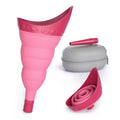 TRIPTIPS Pee Conch Foldable Female Urinal Device Portable Urinal for Women Pee Funnel for Women Travel, She Pee Cup for Women Stand to Pee Womens