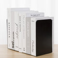 Camelmother Metal Bookend for Shelves Book Holder & Stopper Black