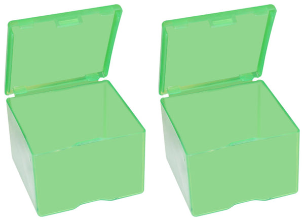 MTM CAST1-16 Cast Bullet Box, 2 Pack, USA Made, Clear Green 3.4"