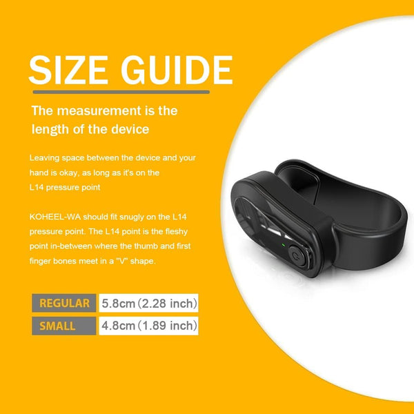 KOHEEL Wearable Acupressure Device for Headache, Migraine, Tension Relief - Support Acupressure Relaxation, Stress Alleviation, Soothing Muscle
