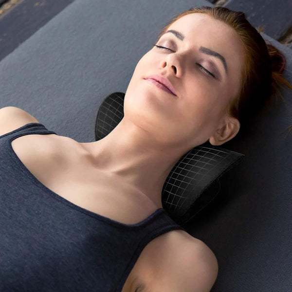 RESTCLOUD Neck and Shoulder Relaxer, Cervical Traction Device for TMJ Pain Relief and Cervical Spine Alignment, Chiropractic Pillow, Neck