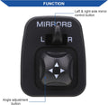 Mirror Control Switch Button Compatible with Ford F150 F250 F350 Excursion Expedition Escort Thunderbird Windstar Lobo Replaces F65Z17B676AB Front