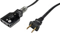 Southwire Appliance Cord with Slotted Mini Plug - Built for Kitchen Heat Appliances - Moisture & Abrasion Resistant Vinyl - Black - 6 Foot - HPN