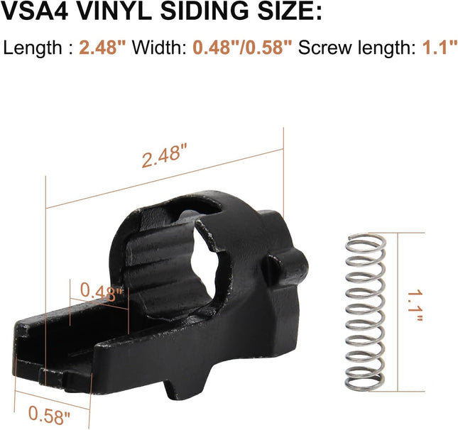 Thaekuns VSA4 Vinyl Siding Adaptor Kit for Bostitch RN46-1 Coil Roofing Nailer