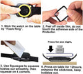 3D Smart Watch Screen Protectors Compatible with Jeejtek OYV TGW101 1.83Ã¢ÂÂ, and Faweio IDW26 1.83Ã¢ÂÂ, 3 Piece, Full Coverage