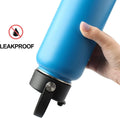 FLORAPELL Lid Compatible with Hydro Flask 12 16 18 20 32 40 OZ Wide Mouth, Flip Lid Replacement Lids with Flex Strap Handle, Leak-Proof Flask Cap