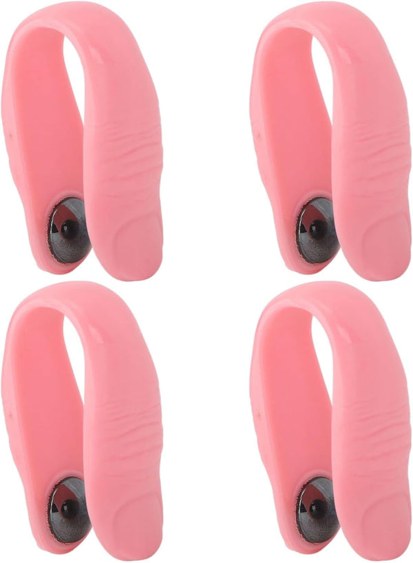 Dioche 4Pcs Acupressure Hand Clip, Stress Reduction Wearable Magnets Headache Migraine Relief Clip, Supporting Acupressure Relaxation, Stress