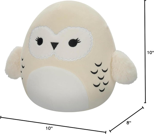 Squishmallows Original Harry Potter 10-Inch Hedwig Plush - Medium-Sized Ultrasoft Official Jazwares Plush
