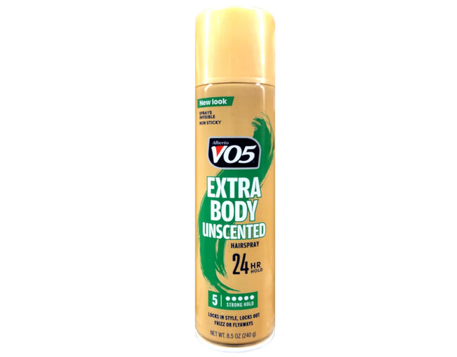 Alberto VO5 Crystal Clear Unscented Hair Spray - Volumizing Hair Spray for Styling - Frizz and Humidity Control - Clear 