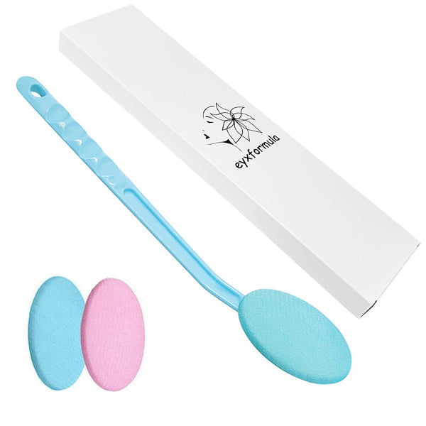 Eyxformula Easy Lotion Applicator for Back – Long Handle Cream Applicators Wand with 2 Pads, Tool to Apply Sunscreen, Self Tanner on Back, Body &