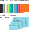 Leather Desk Pad Protector,Non-Slip Desk Pad(Black, 23.6" x 13.7") Black 23.6" x 13.7"