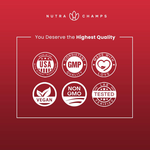 NutraChamps Nitric Oxide Supplement, L-Arginine, L Citrulline Malate, AAKG, Pine Bark, Grape Seed Extract, Extra Strength Nitric Oxide Booster,