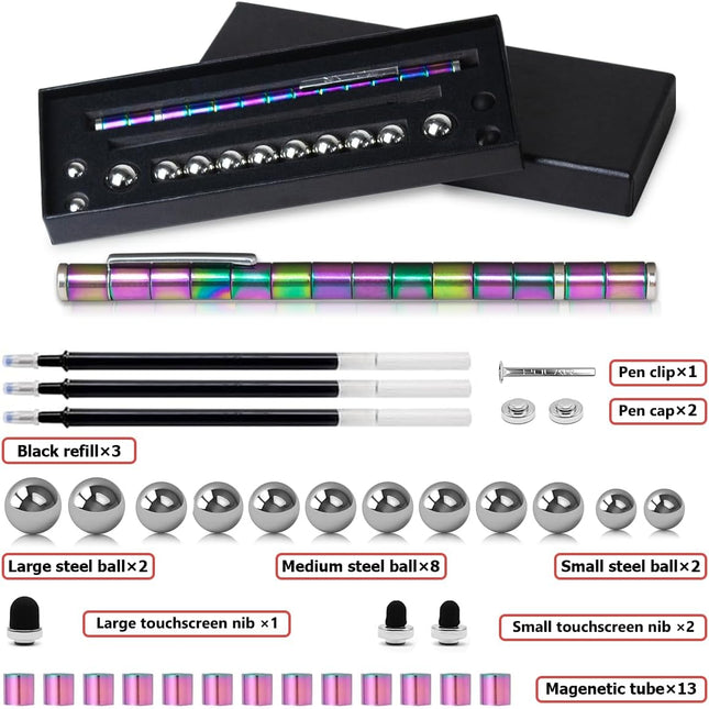 Magnetic Pen,Fidget Pen,Eliminate Pressure Fidget Pen for Desk Toys ,Teen Gifts,