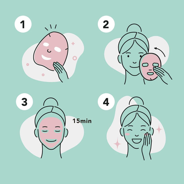 celavi Essence Facial Face Mask Paper Sheet Korea Skin Care Moisturizing 6 packs for each 6 flavors (New) K-Beauty Skincare 36 masks in a pack