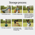 2 Person Instant Pop Up Lightweight Camping Tent, Outdoor Easy Set Up Automatic Family Travel Tent,Portable Backpacking Ultralight Waterproof