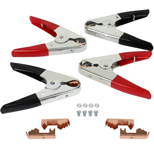 Battery Jumper Cable Clamps Heavy Duty, 1100A Battery Booster Cable Insulated Parrot Clips, Battery Charging Connector K