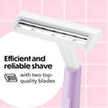 BIC Silky Touch Women'S Disposable 2 Blade Razors, Pretty Pastel Handles and Slim Head Design, 10-Pack