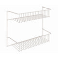 ClosetMaid 8002 2-Tier Wall Rack for Added Storage, 10.5-Inch H x 12.5-Inch W x 5-Inch D, White 12-Inch Wide 2-Tier