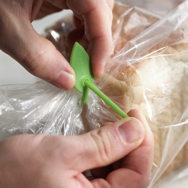 Trudeau Silicone 8Ct, 8 CT Tie Wraps, Green (0999030)