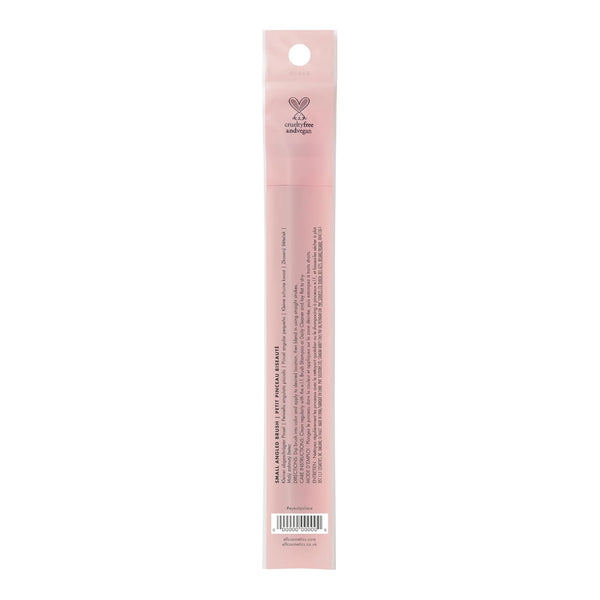 E.L.F. Small Angled Brush, Creates Even, Thin & Straight Lines, Great for Applying Lip Color, Eyebrow Color & Eyeliner, Vegan & Cruelty-Free