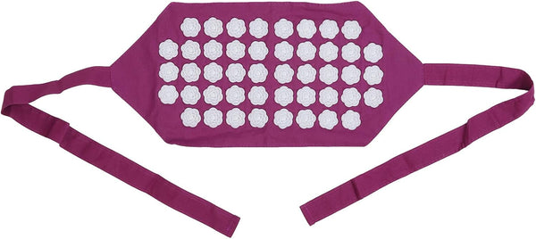 Yosoo Acupressure Massage Belt for Back Neck, Stress Relief Cotton Fabric Flower Shape Mat for Home Use Relief Belt, Relaxing Stress Relief Cotton
