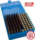 MTM 100 round Flip-Top Rifle Ammo Box 22-250, 308 Win, 243