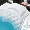 Beautybaby Bathtub Spa Pillow Bath Pillows for tub, with Non-Slip 8 Large Strong Suction Cups, Free Machine Washable Bag Luxurious Head, Neck,