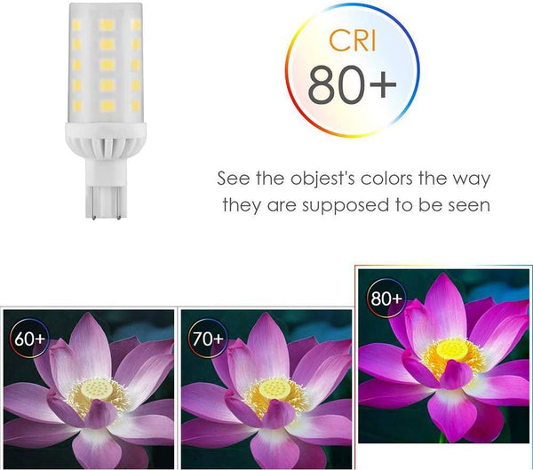 T5 T10 Wedge Base 921 912 12V LED Light Bulbs, 4W T10 LED Bulbs, Warm White 2700-3000K for RV Camper Travel Tailer Boat Marine Lights and Outdoor