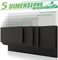 K KNODEL Large Office Leather Desk Mat, Mouse and Keyboard Pad, Computer and Laptop Mat, Desktop Protector and Cover, Writing Pad and Blotter