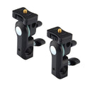 GODOX AD-E2 2-Pack Flash Holder Metal Bracket Mount with 1/4'' Screw Umbrella Holder for AD200 AD200Pro AD100Pro AD300 Pro 2 Pack